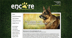 Desktop Screenshot of encoredogsports.ca